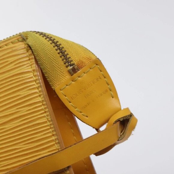 LOUIS VUITTON Epi Pochette Accessoires Pouch Yellow - Picture 9 of 15